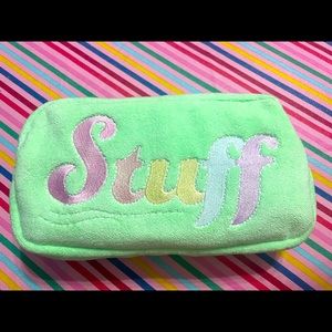 Stoney Clover Lane Small Embroidered Stuff Pouch